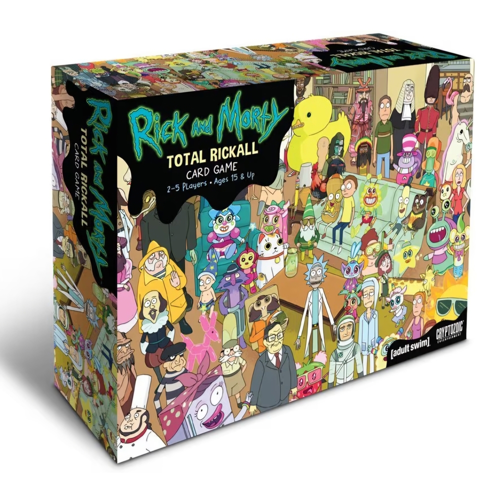NIB Rick & Morty Total Rickall Card Game Adult Swim Sealed Mint.